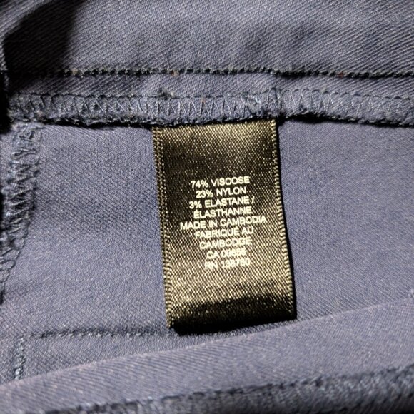 RW&CO city legging ankle length pants blue size XS - Picture 10 of 12